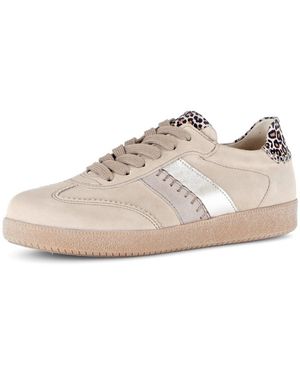 Gabor Sneaker, Freizeitschuh, Halbschuh, Schnürschuh Mit Bunten Kontrastbesätzen - Schwarz
