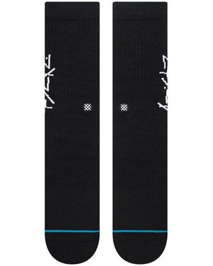 Stance Freizeitsocken X Icon Socken Weiß Baumwolle - Schwarz