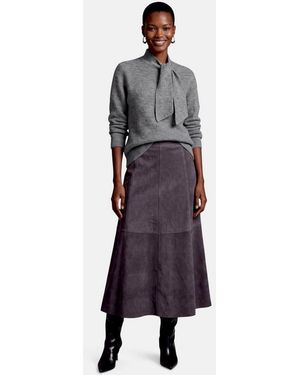Zero Midirock Damen Mit Reißverschluss Material - Schwarz