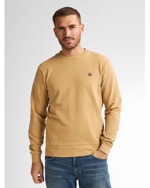 Petrol Industries Sweatshirt Sweater mit Logo Seaviewpark - Blau
