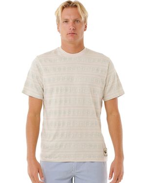 Rip Curl T-Shirt SWC STRIPEY TEE - Natur