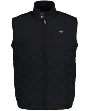 GANT Steppweste Herren Steppweste Polyester - Schwarz