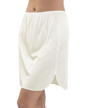 NINA VON C Unterrock Halbrock Länge 50 cm Elegance (Stück, 1-tlg) - Weiß