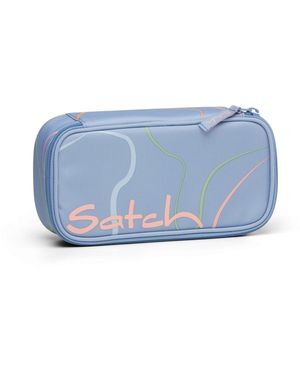 Satch Federmäppchen Pencil Box Vivid Blue - Schwarz