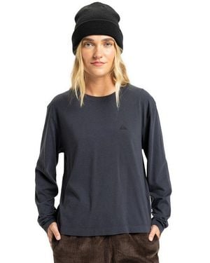 Quiksilver Langarmshirt Essential - Blau