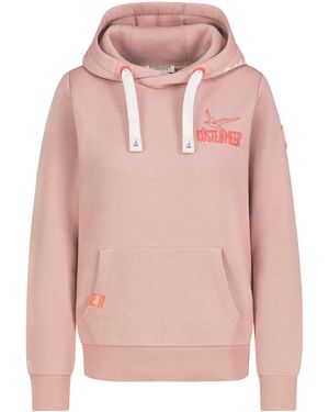 EIGHT2NINE Kapuzenpullover Hoodie üstenprint Sweater - Pink