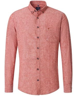 Redmond Langarmhemd 251135111 regular fitButton-Down - Pink