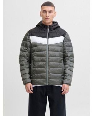 Jack & Jones Steppjacke Jjwest Light Puffer Hood - Grau
