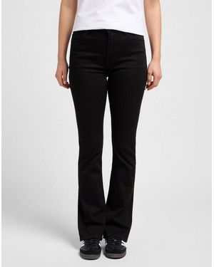 Lee Jeans Bootcut-Jeans Breese Boot - Schwarz