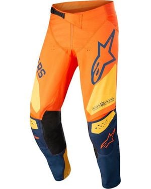 Alpinestars Motorradhose Techstar Factory Classic Motocross Hose abriebfest kühlend - Orange