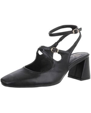 Ital-Design Elegante Pumps Für Höchsten Komfort Und Stil Schnürpumps (89091981) Blockabsatz Pumps - Schwarz