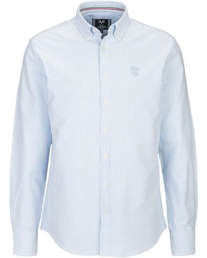 19V69 Italia by Versace Langarmhemd ROCCO STRIPE - Blau