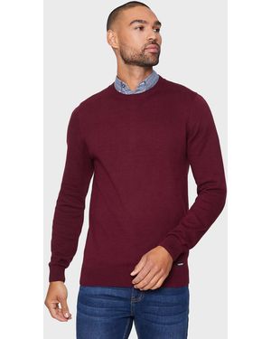 Threadbare Strickpullover Gibbs - Rot