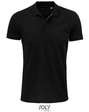 Sol's Poloshirt , Planet Men Polo Shirt, 100% Bio-Baumwolle - Schwarz