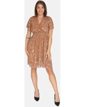 Elara Sommerkleid Sommerblumenkleid (1-tlg) - Mehrfarbig