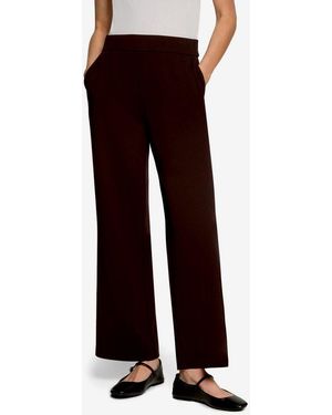 Zero Schlupfhose Casual-Hose Mit Weitem Bein, Gummizug - Rot