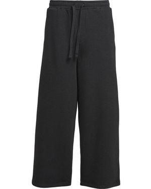 Urban Classics Jogginghose Fluffy Wide Leg Trackpants (1-Tlg) - Blau
