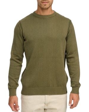INDICODE Rundhalspullover Inniels O-Neck - Grün