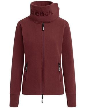 Bench Fleecejacke Bench Fleece Funnel - Rot