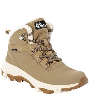 Jack Wolfskin Winterschuhe Everquest Mid Texapore (Warm,Wasserdicht,Pfc-Frei) Winterstiefel - Mettallic