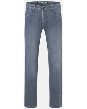 M·a·c 5-Pocket-Jeans Denim Klassiker Mit Bequemer Beinweite - Blau