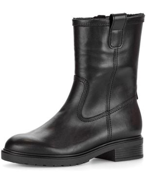 Gabor Stiefelette Blockabsatz, Kurzstiefel - Schwarz