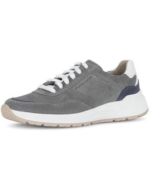 Gabor Sneaker, Freizeitschuh, Halbschuh, Schnürschuh Mit Kontrastbesätzen, G-Weite - Schwarz