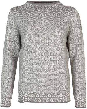 Sorgenfri Sylt Strickpullover Dorit geo - Grau