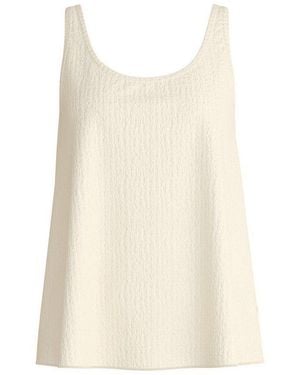 CALIDA Tanktop Favourites Layering Damen (1-Tlg) Gekreppte Struktur Und Vielseitiger Look - Weiß