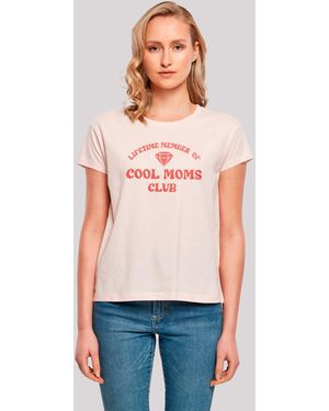 F4NT4STIC Shirt Mothers Day Cool Moms Club Membership Trendy Motherhood Premium Qualität - Rot