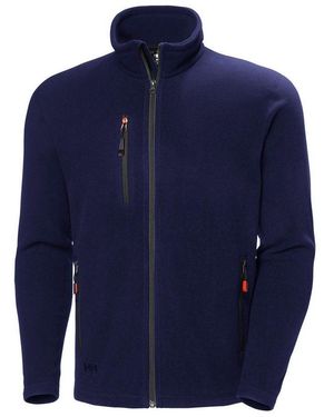 Helly Hansen Fleecejacke Oxford Fleece Jacket (1-St) Aus Recyceltem Fleece - Blau