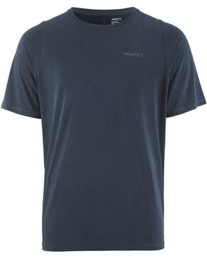 C.r.a.f.t Kurzarmshirt BI-BLEND SS TEE - Blau
