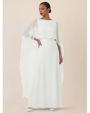 Apart Brautkleid mit fließender Eleganz - Natur