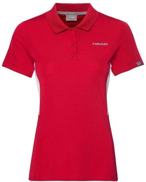 Head Poloshirt Club Technical rot