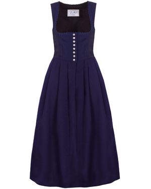 Trachten Stoiber Dirndl Gudrun - Blau