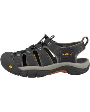 Keen Newport H2 Herren Sandale Sandaletten, Sommerschuhe, Badeschuhe, Riemchen, Schlappen - Schwarz