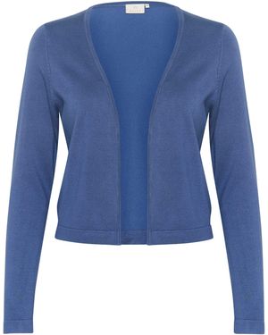 Kaffe Cardigan Strickjacke KAfenia - Blau