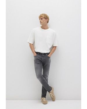 Mavi Röhrenjeans James Slim Skinny Jeans - Weiß