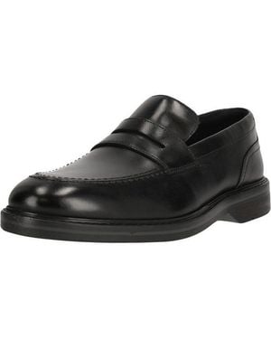 Clarks Aldwin Step Slipper Mit Eleganter Optik - Schwarz