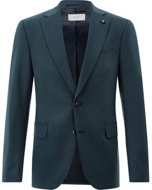 Otto Carl Gross Anzugsakko CG Fringo SV - Blau