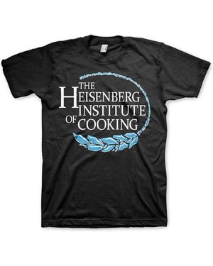 Breaking Bad Heisenberg Institute Of Cooking Big Tall T-Shirt - Schwarz