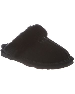BEARPAW Hausschuh Home Slipper, Pantoffel Mit Warmfutter - Schwarz