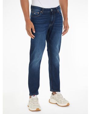 Tommy Hilfiger Tommy Regular-fit-Jeans DAD JEAN RGLR TPRD mit Logoprägung - Blau