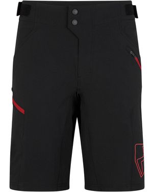 Ziener Fahrradhose NONUS X-Function shorts men BLACK. RED - Schwarz