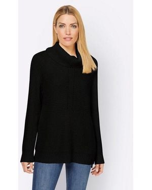 heine Strickpullover Pullover Langarm - Schwarz