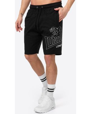 Lonsdale London Sweatshorts CHILLEY (1-tlg) - Schwarz