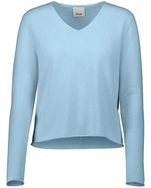 Allude Strickpullover mit Kaschmir - Blau