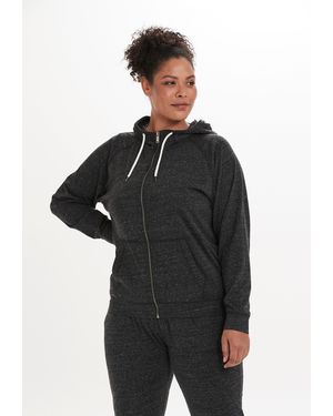 Q by Endurance Sweatshirt OLIVIA MELANGE in ß Großen verfügbar - Schwarz