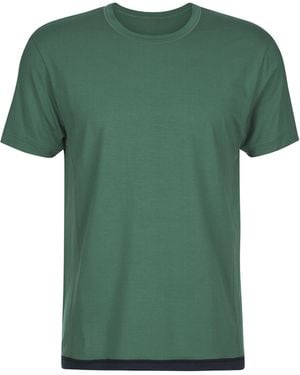 CALIDA Kurzarmshirt DSW Balancing (1-tlg) - Grün