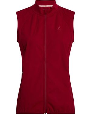 ENERGETICS Laufjacke Da.-Weste Tobagga VST W RED DARK - Rot
